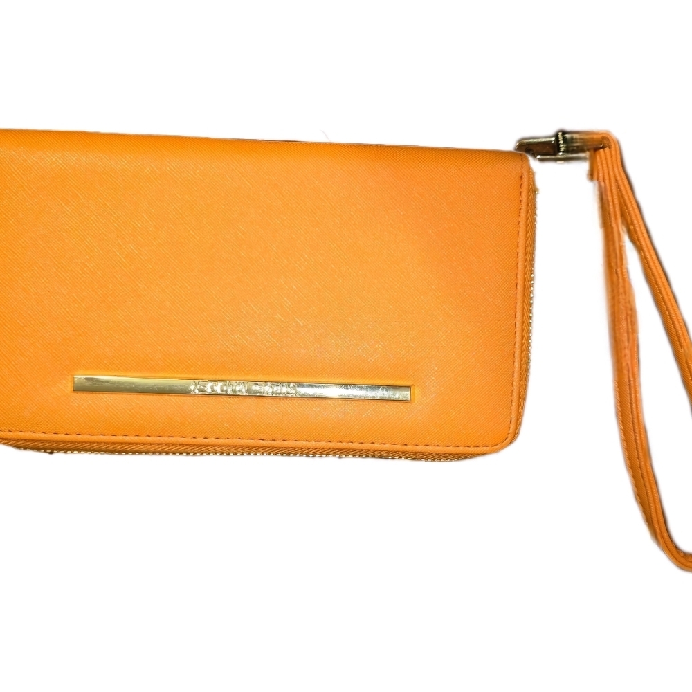 Steve Madden - BZippy Orange Wristlet / All Around Zip Wallet